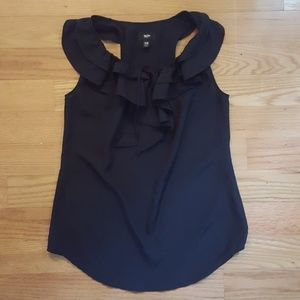 Women's XS Black Mossimo Racerback Blouse Shirt